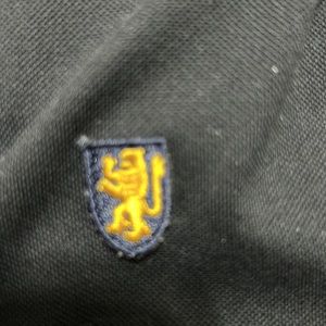 Lincs Polo Shirt Mens Large Black Yellow Golf Golfing Casual